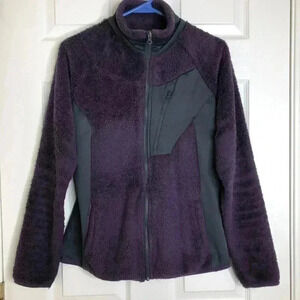 Columbia Purple  Sherpa Style Jacket Size Medium